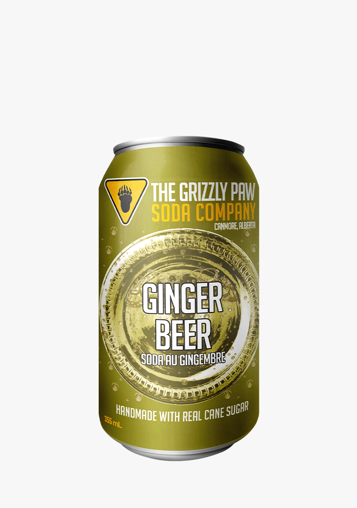 Grizzly Paw Ginger Beer - 4 x 355ML-Non-Alcoholic