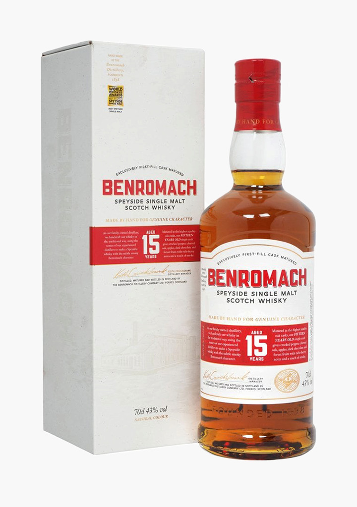 Benromach 15 Year Old Speyside Single Malt Scotch Whisky