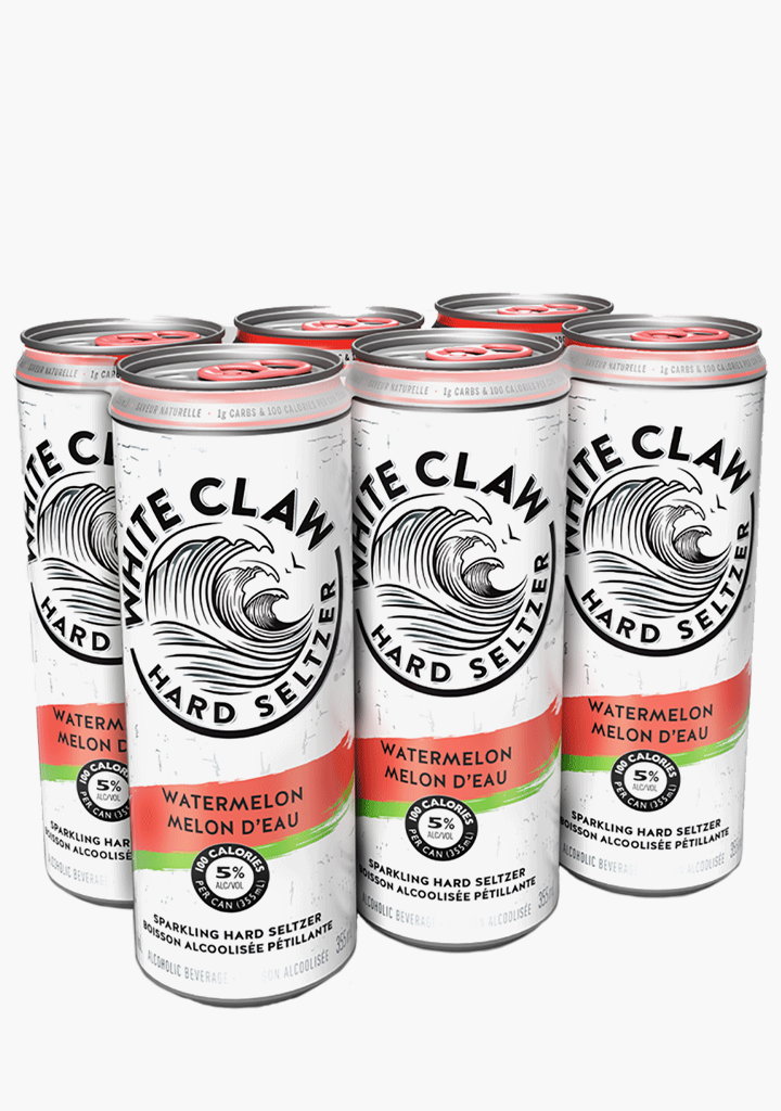 White Claw Watermelon Sparkling Hard Seltzer - 6 X 355ML
