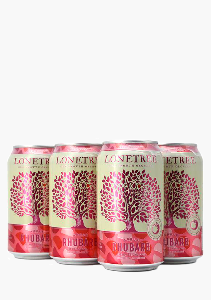 Lonetree Rhubarb Apple Cider - 6 X 355ML