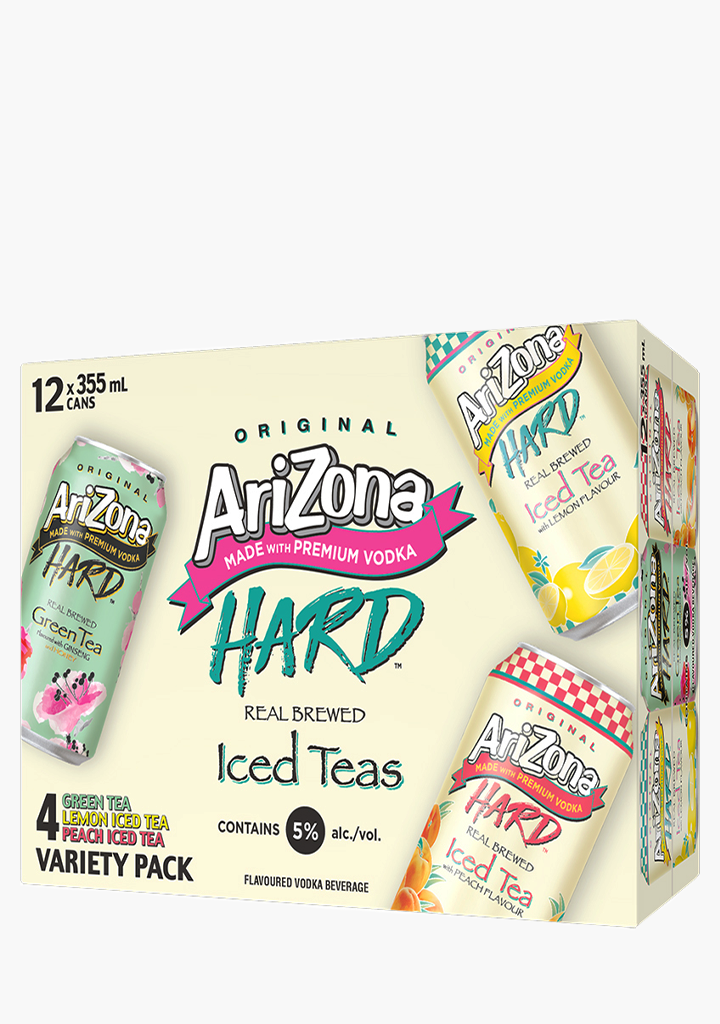 Arizona Hard Iced Teas Variety Pack - 12 x 355ML