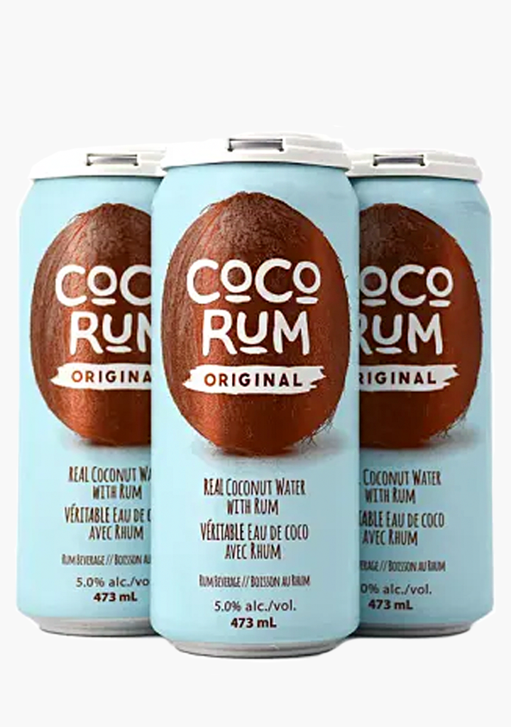 Coco Rum Coconut Water with Rum - 4 x 473ML