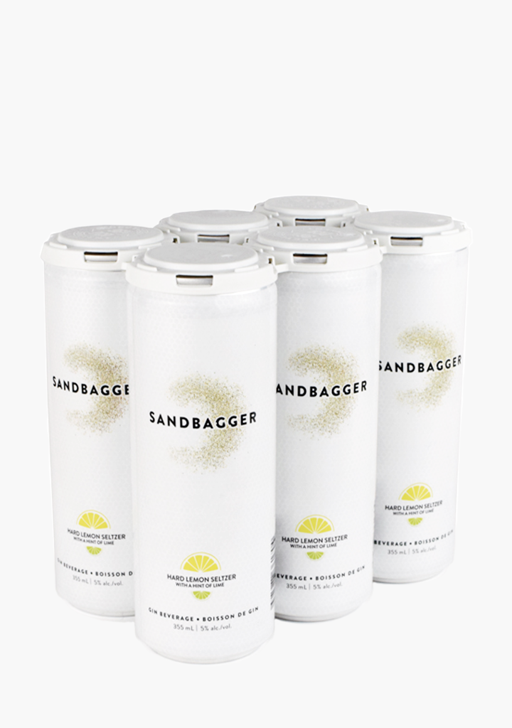 Sandbagger Hard Lemon Seltzer - 6 X 355ML