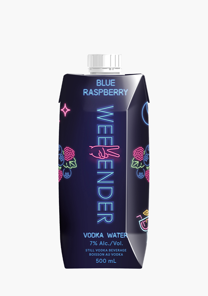 Weekender Blue Raspberry Vodka Water