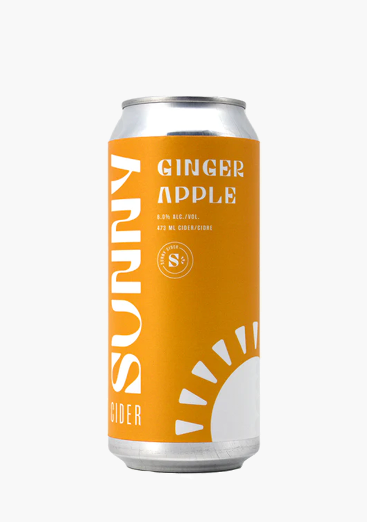 SunnyCider Ginger Apple - 4 X 473ML