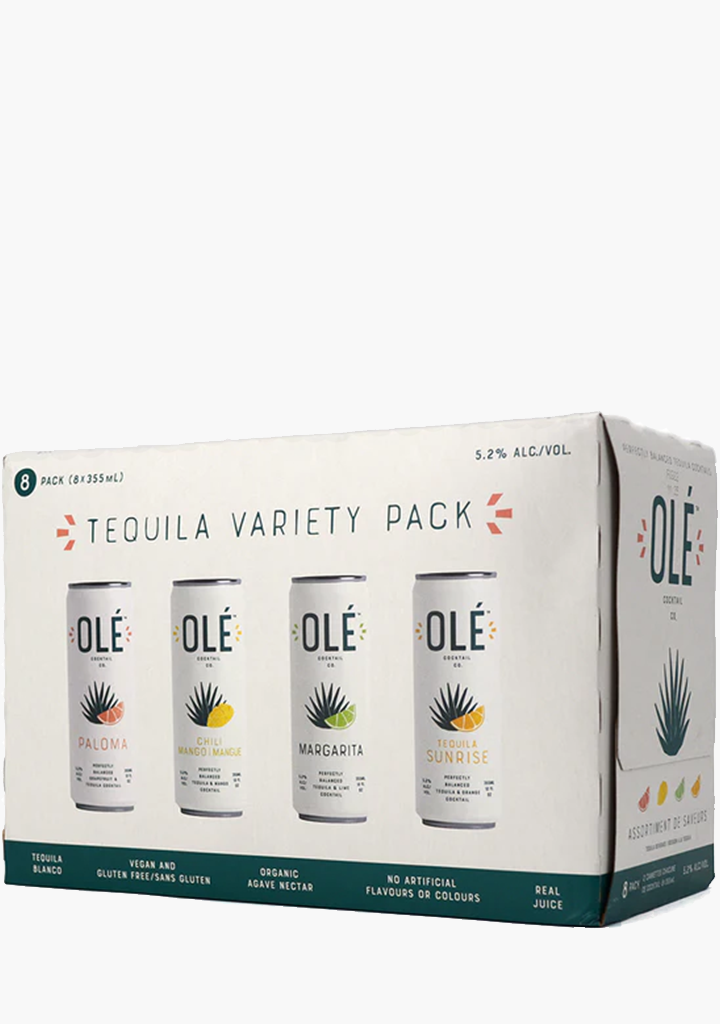 Ole Tequila Variety Pack - 8x355ML