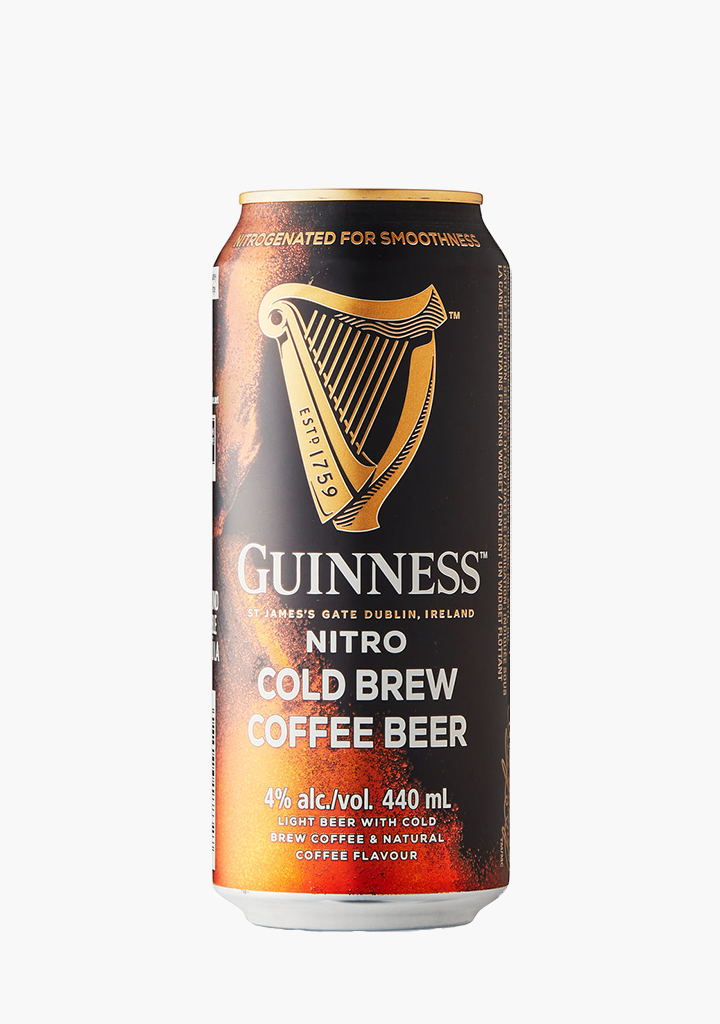 Guinness Cold Guinness 'Nitro Cold Brew' Coffee Beer - 4 X 440ML – Willow Park Wines ...
