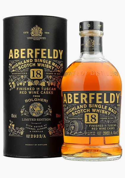 その他 Aberfeldy 18 Year Old Limited Release Aberfeldy 18 Year Old Bolgheri Single Malt