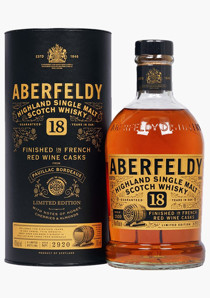 Aberfeldy 18 Year Old Pauillac Limited Edition Single Malt Scotch Whisky
