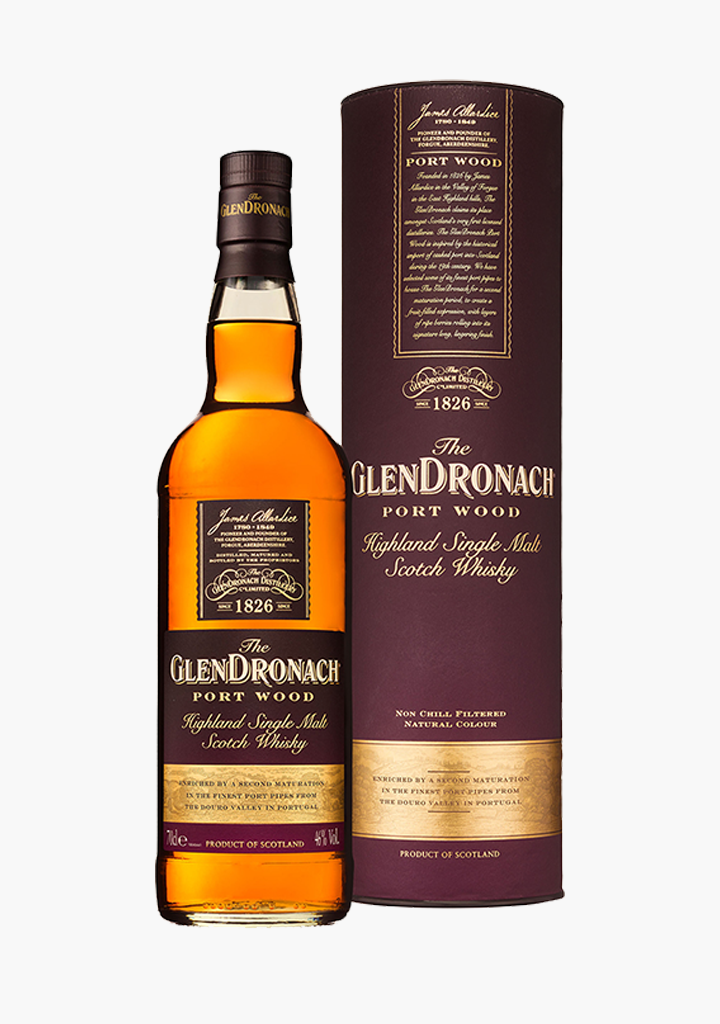 GlenDronach Port Wood Highland Single Malt Scotch Whisky
