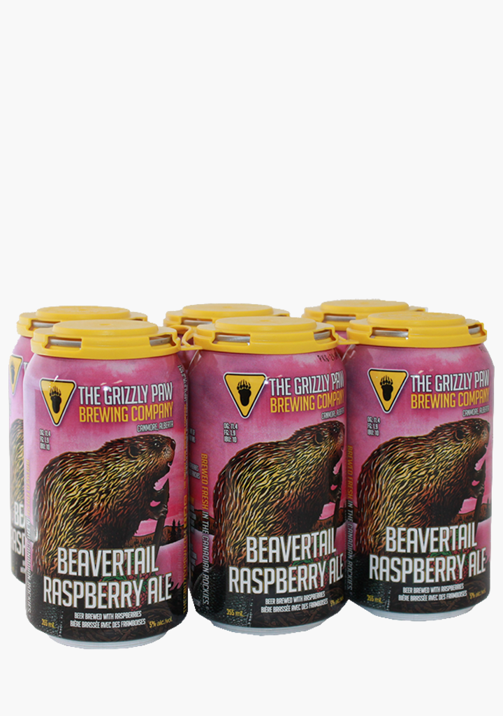 Grizzly Paw Beavertail Raspberry - 6 x 355ml-Beer