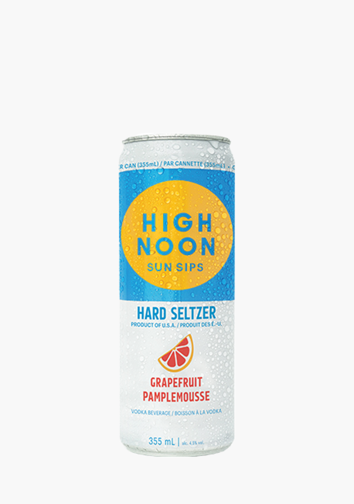 High Noon Grapefruit Vodka & Soda - 4 x 355ML