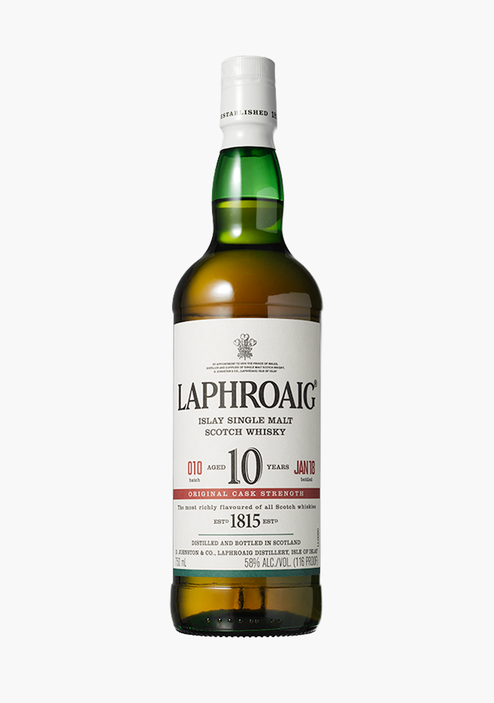 Laphroaig 10 Year Old Original Cask Strength Single Malt Scotch Whisky