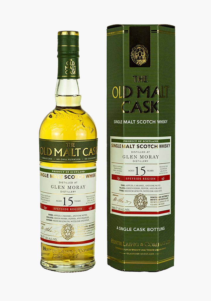 Old Malt Cask Glen Moray 15 Year Old-Spirits