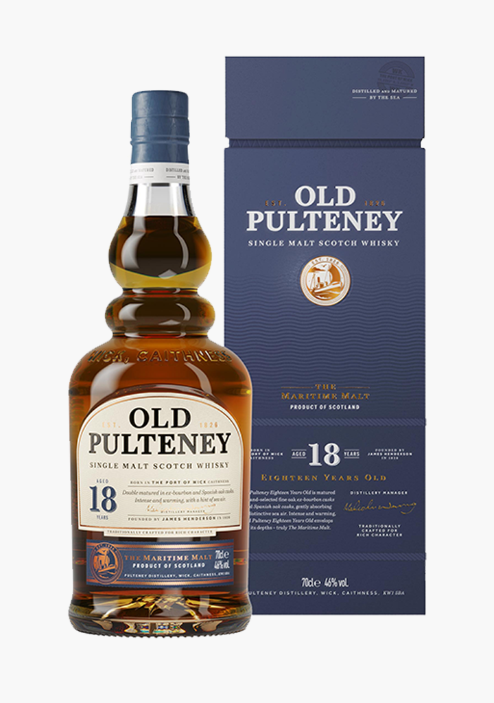Old Pulteney 18 Year Old-Spirits
