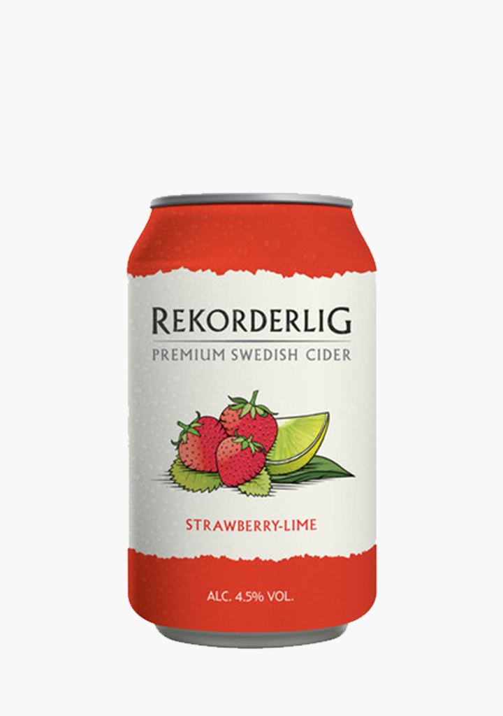 Rekorderlig Strawberry Lime Cider - 4 X 330ML