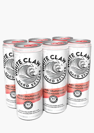 White Claw Ruby Grapefruit - 6 x 355ml-Coolers