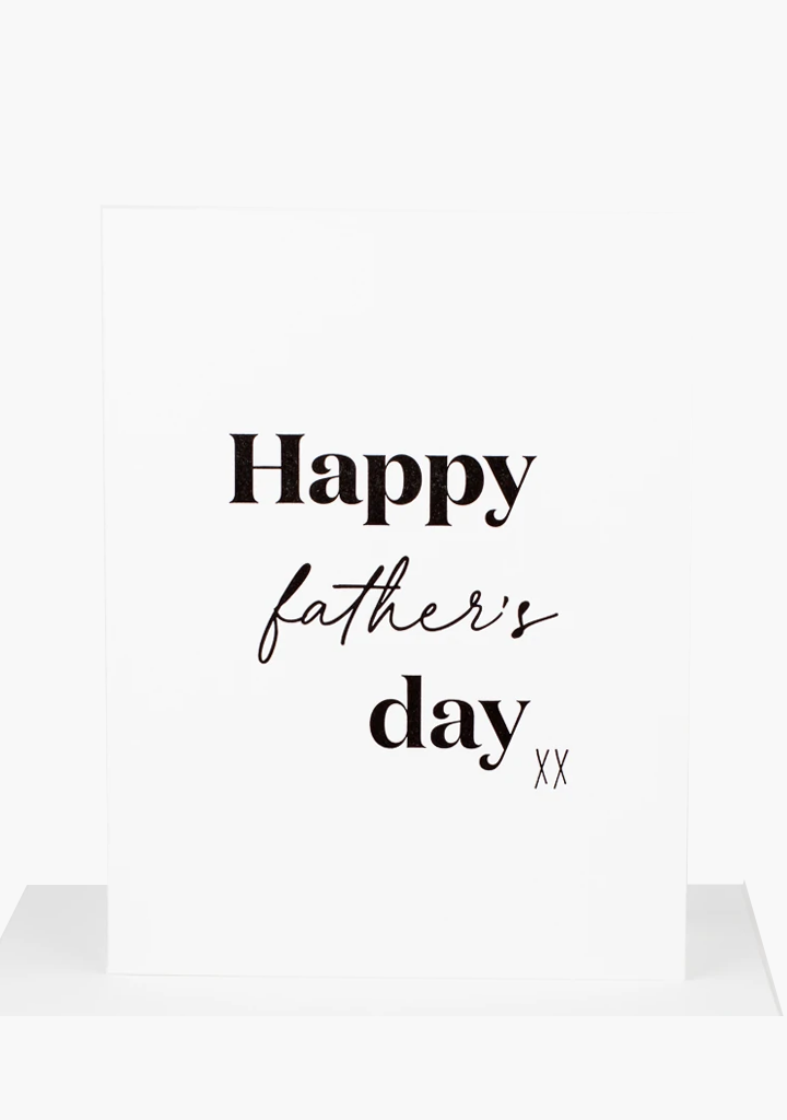 Wrinkle & Crease Card - Happy Father&